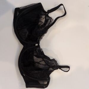 Soma Black Sheer Lace Bra